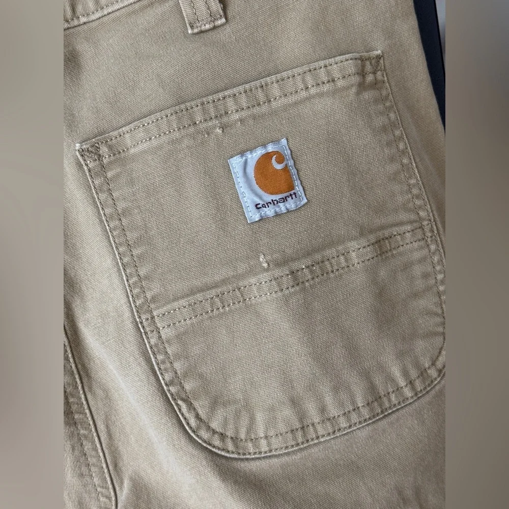 Carhartt Rugged Flex Rigby Straight Fit Pants khaki cargo beige - Picture 3 of 9